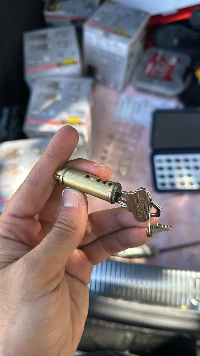 Rekeying a lock cylinder